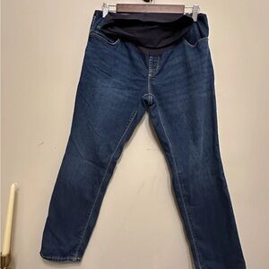 Old Navy Dark Blue Straight Leg Women's Jeans